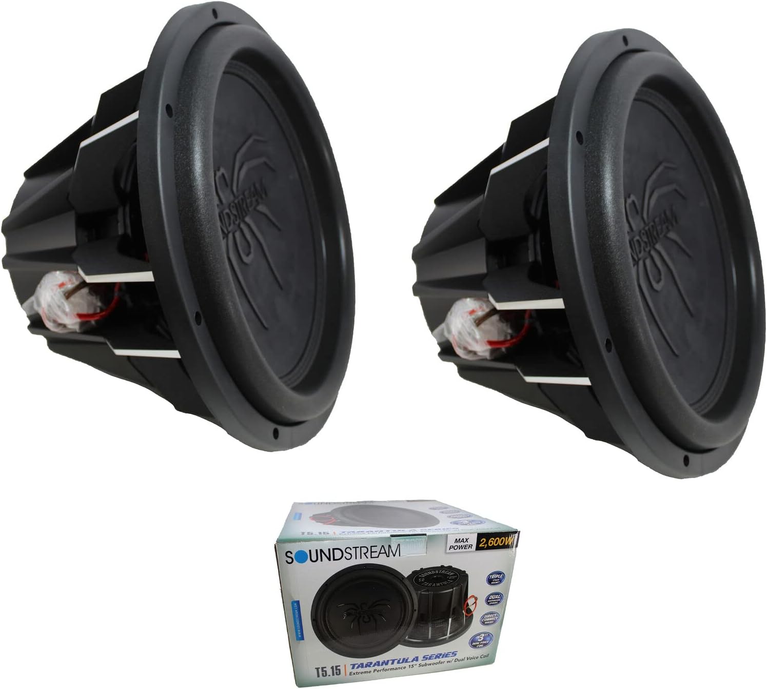 Pair of Soundstream T5.154 15