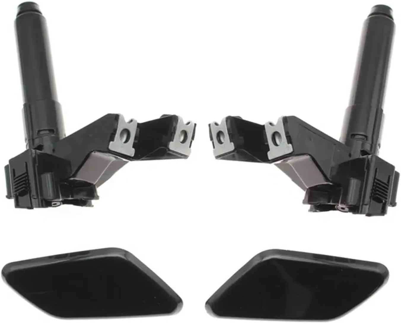 Headlamp Sprayer Nozzle Compatible with Mitsubishi for Outlander 2016 2017 2018 2019 Left/Right Front Bumper Headlight Washer Spray Nozzle Jet with Cover Cap 8264A311WB 8264A309 8264A310