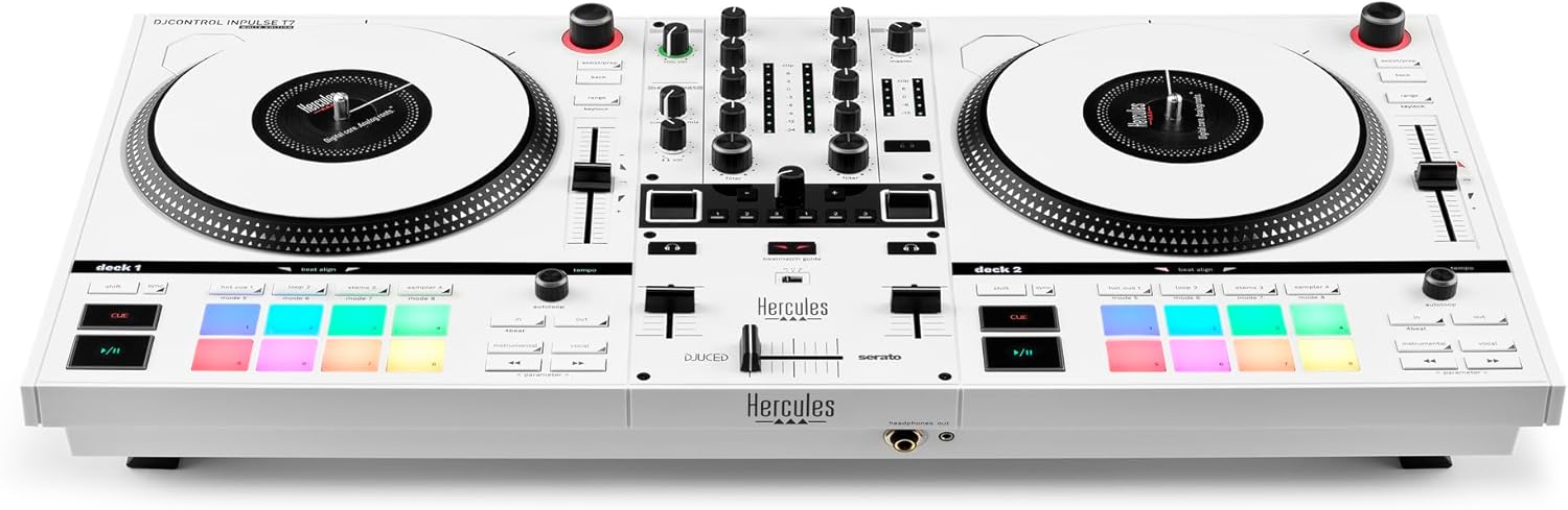 Hercules DJ Control Inpulse T7 White, Limited Edition