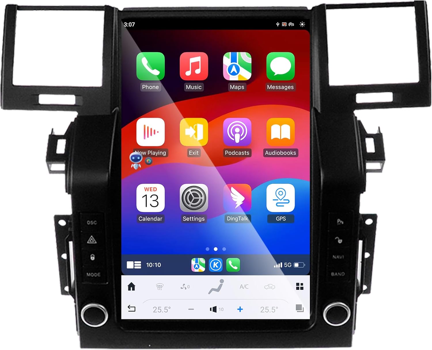 12.1-inch Android 14 Car Radio System Compatible for Land Rover Range Rover Sport 2005 2006 2007 2008 2009 Wireless CarPlay/Android Auto 12+256G Memory GPS Audio and Video System