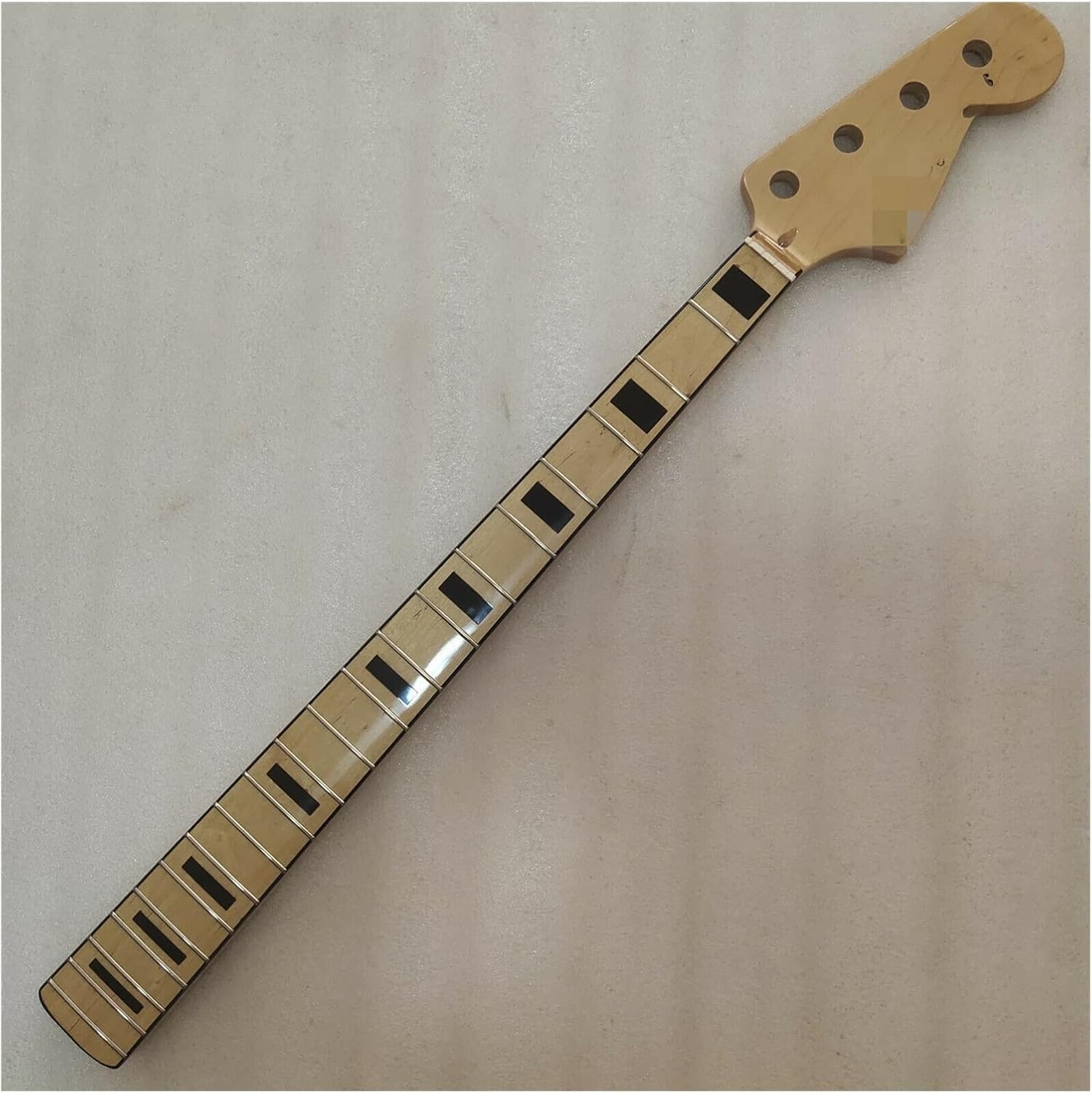 4 String Maple 20 Frets Bass Guitar Neck Replacement Maple Fingerboard 34 Inch Electric Guitar Neck
