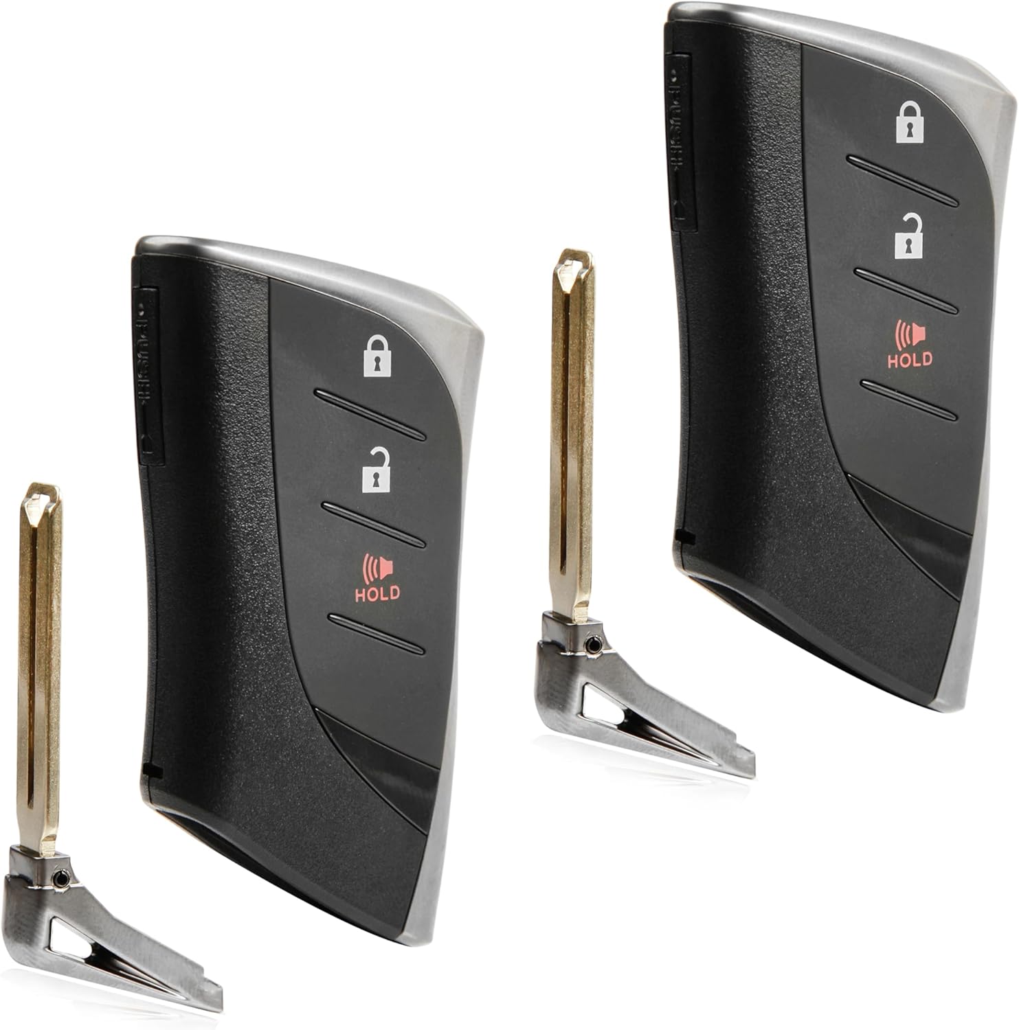 2X Keyless Entry Remote Key Fob Replacement 3-Button for 2020-2025 Lexus ES250 ES300H ES350 LC500 LC500H LS500 LS500H UX200 UX250H (HYQ14FBZ, 8990H-76600, 8990H-76100)