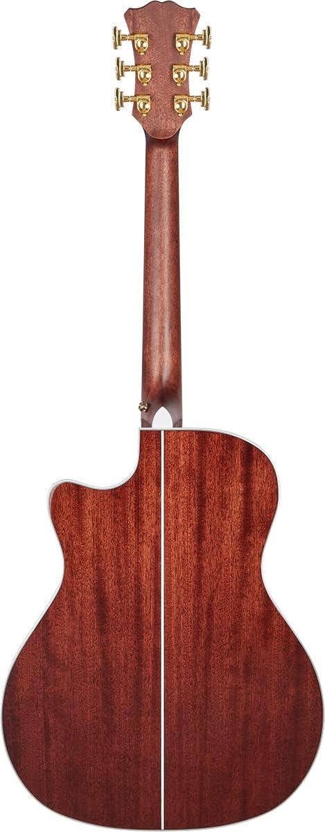 D'Angelico 6 String Acoustic-Electric Guitar, Right, Walnut Stain (DAEG200XTWALGP)