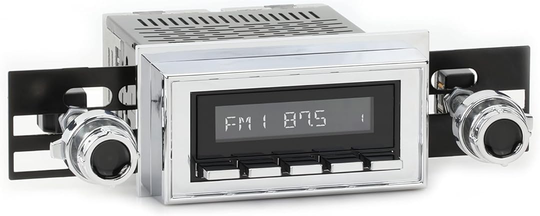 RetroRadio Compatible with 1958-60 Chevrolet Corvette Features Include Bluetooth, USB, AM/FM HBC-M2-108-51-72C1