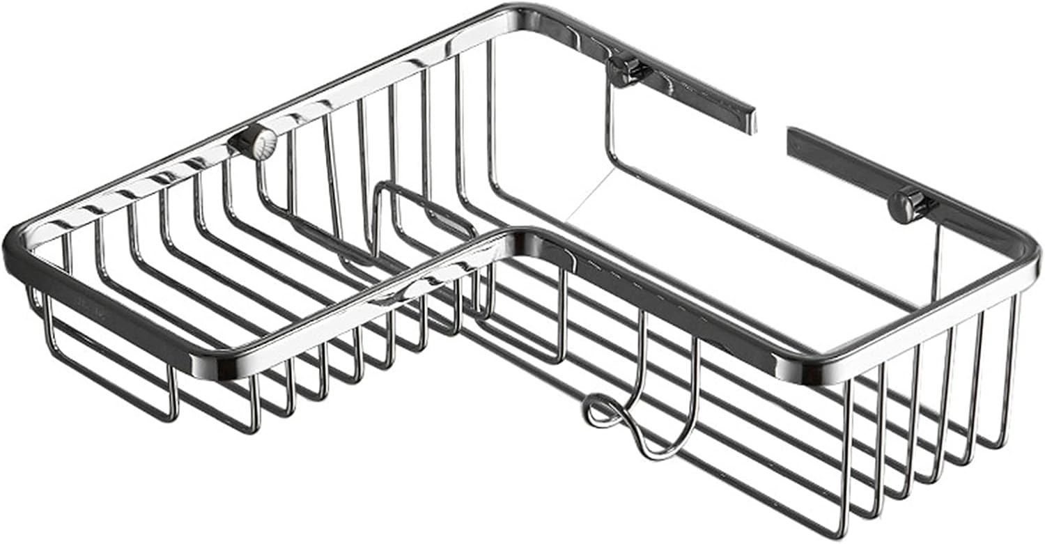 Xzeit Shower Shelves,Corner Shower Caddy, Adhesive No Drilling Bath Shelf, Wall Mounted Shower Storage Rack, for Kitchen, Dorm