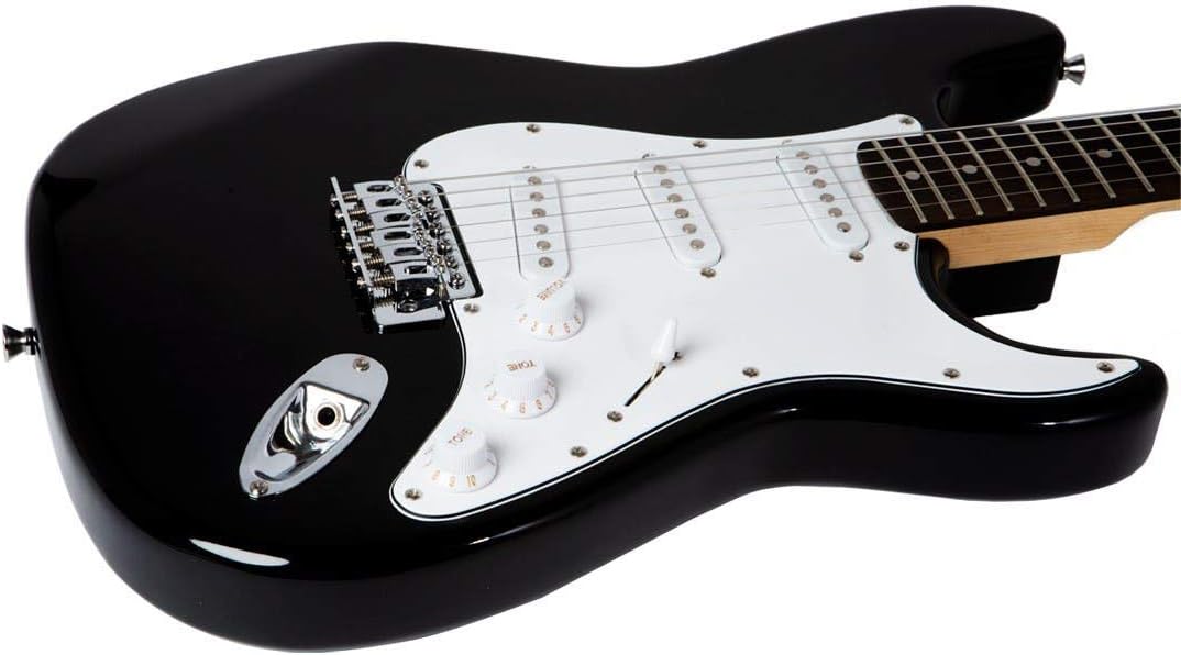 Indio by Monoprice 6-String Cali Complete Full-size Electric Guitar Package, 10-Watt Amp, Guitar Strap, Extra Strings