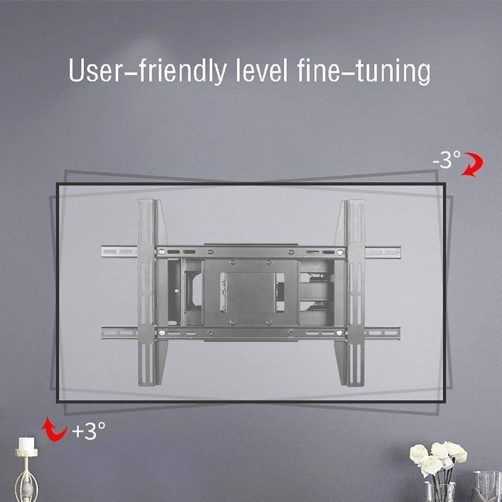 TV Wall Bracket Tv Rack Wall Mount, Swivels Tilts Bracket, For32-65Inch Flat TVs,Up to 50kg TV Stand