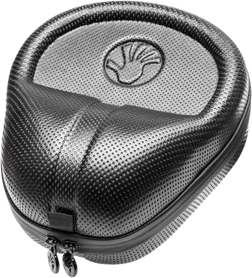 Audio-Technica ATH-M50x Closed-Back Monitor Headphones | Black Bundled with Headphone Stand + Headphone Case + Cleaning Cloth (4 Items)