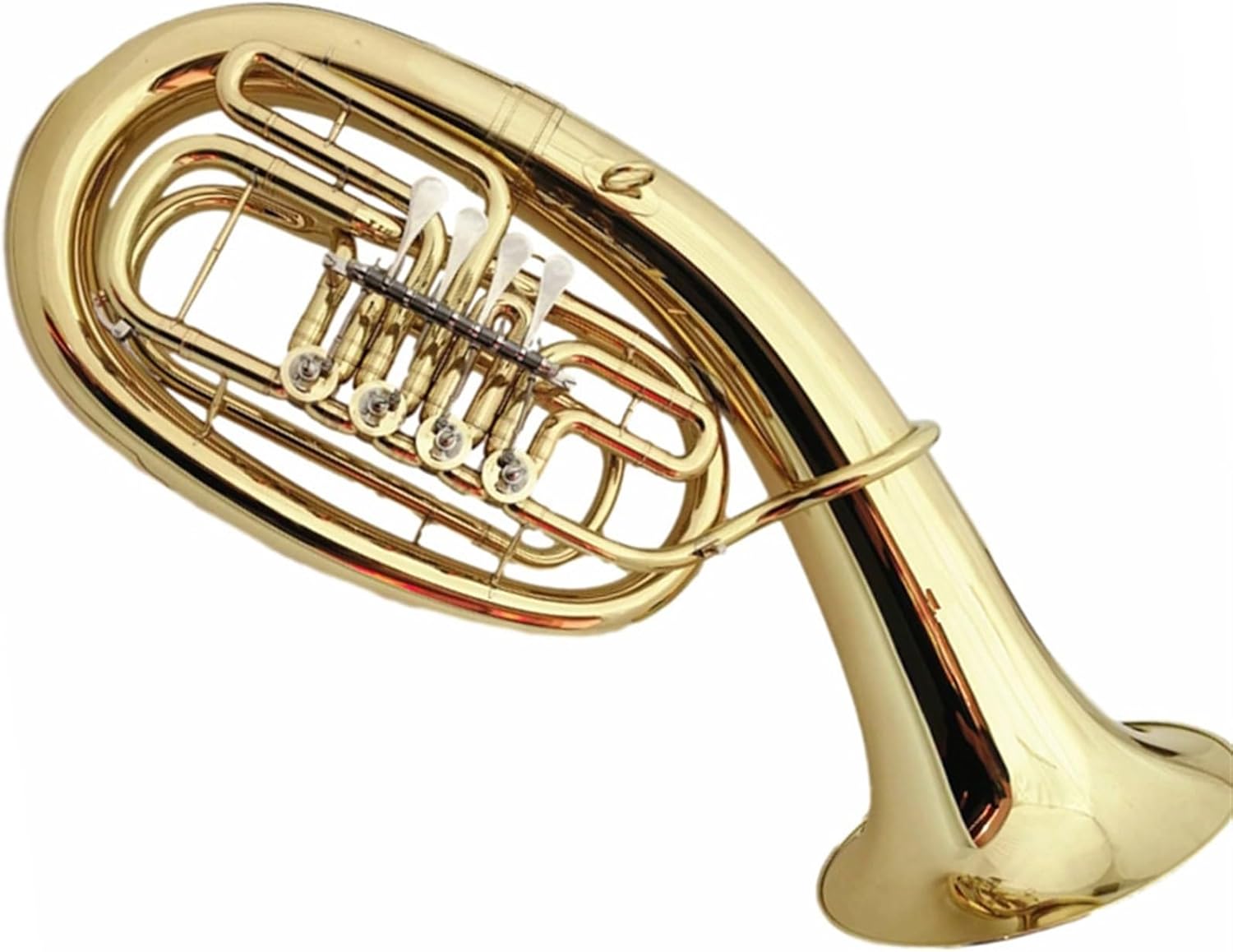 Beginner euphonium Four Flat Keys Upper Bass Tuba Instrument Brass Beginner B Flat Golden Band