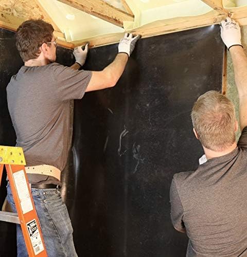 Mass Loaded Vinyl MLV Barrier 1/2 LB Half Pound Soundproofing Acoustic Barrier (4' x 25' - 100 square feet)