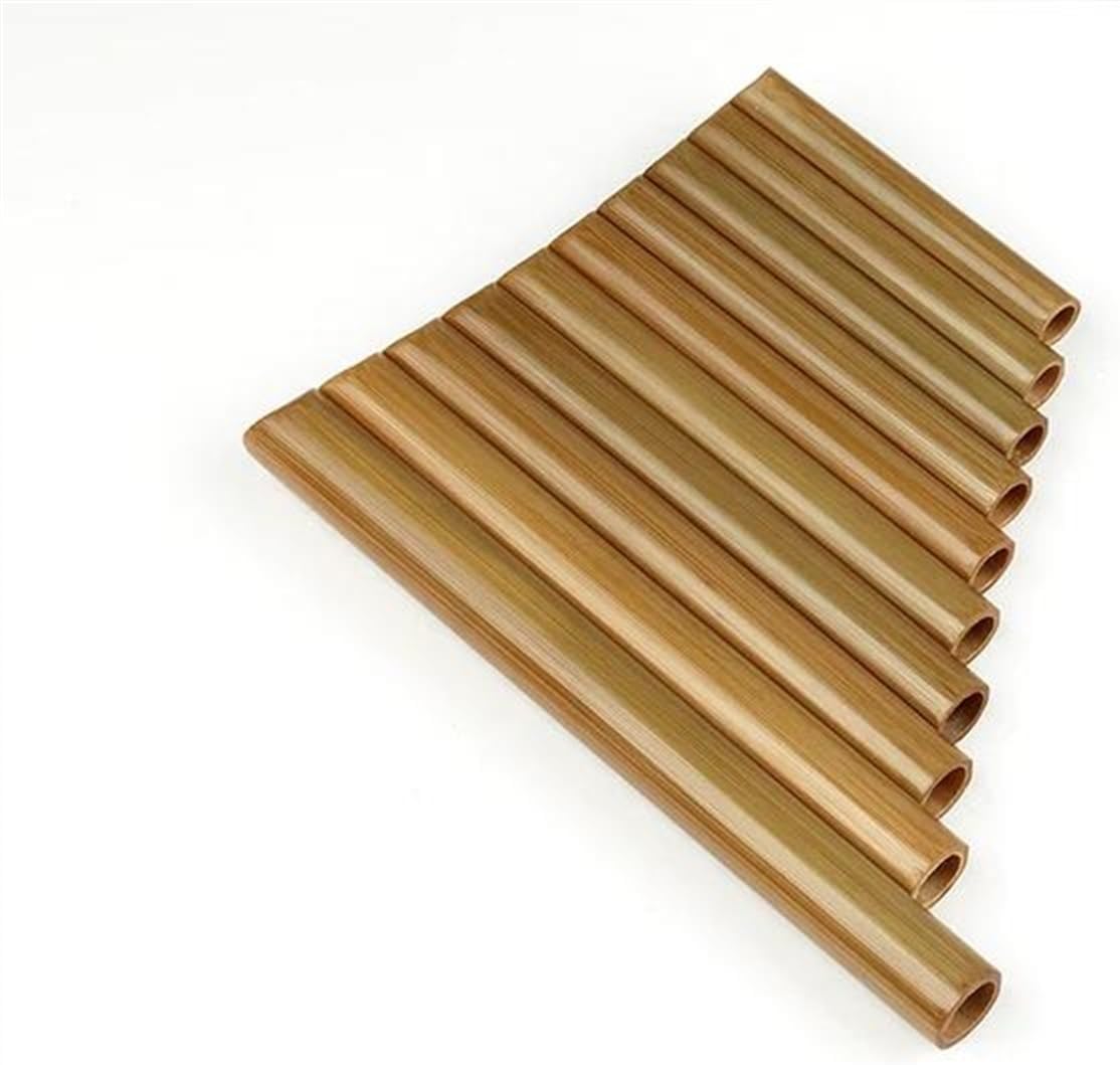 Right Left Hand Traditional Musical Instrument 10 Pipes Pan Flute C Key Pan Pipes Woodwind Instrument (Color : Left hand)