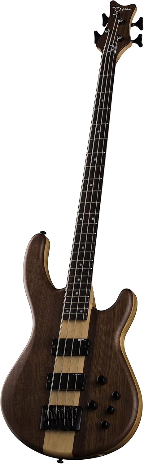 Dean Edge Select Pro 4-String Bass Guitar, Walnut Satin Natural