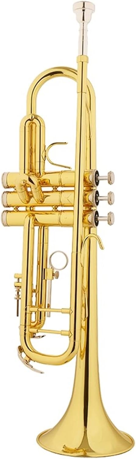 KESHUO B Flat Brass Trumpet Beginner Wind Band Professional Playing Wind Instrument Trumpets