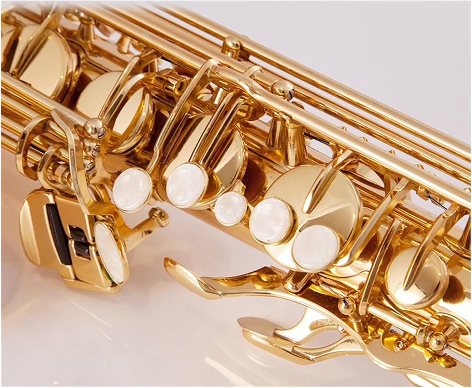 Sax Beginners Kit Japan's Popular Baritone Saxophone Gold Tone Flute Head B Key Down Professional Performance Level Wind Instrument