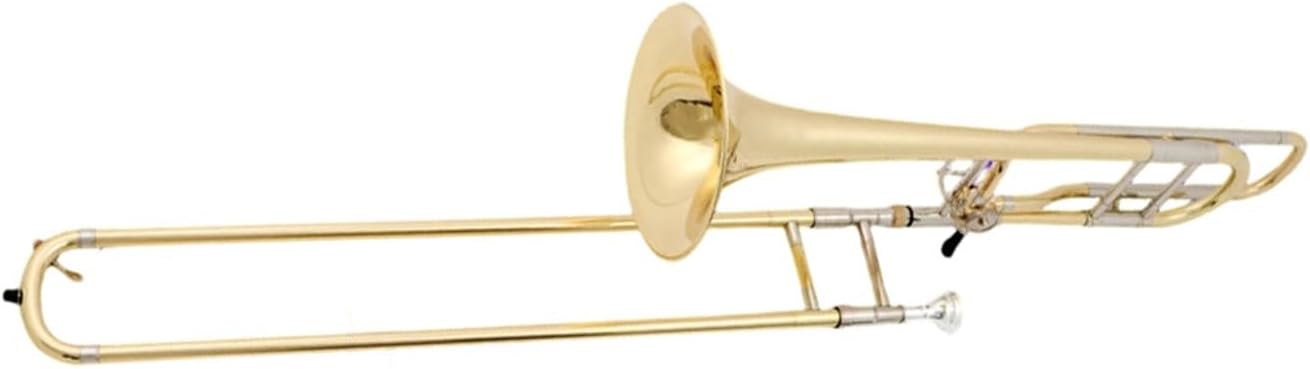 Adult Trombone Instrument Suitable For Playing Lacquer Gold Tenor Changed To B Flat F Key Trombone Professional Instrument