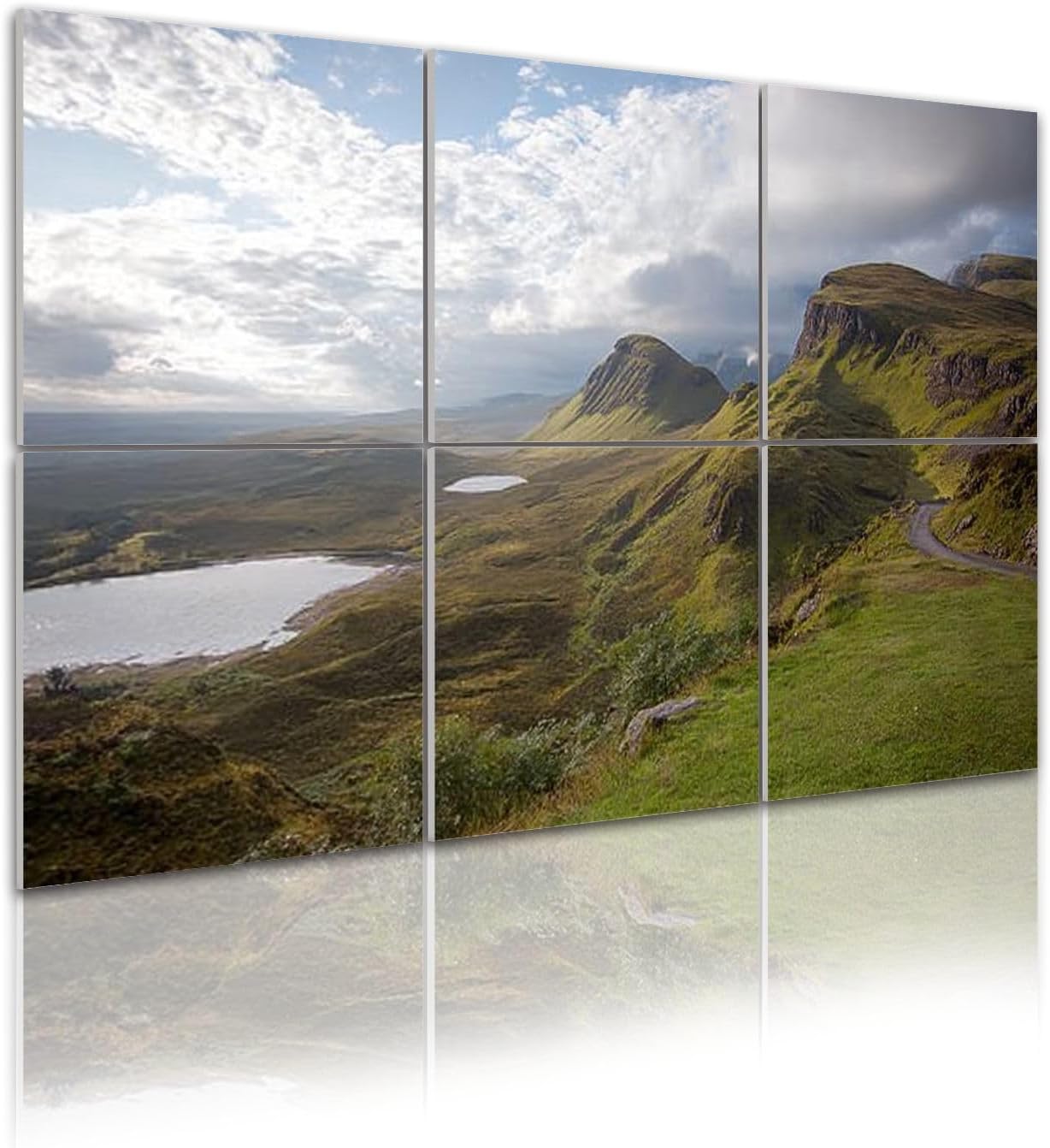 6 Pack Art Acoustic Panels Self Adhesive view from ben nevis scotland landscape pictures royalty free Decorative Soundproof Wall Panels Sound Absorbing Panel 48