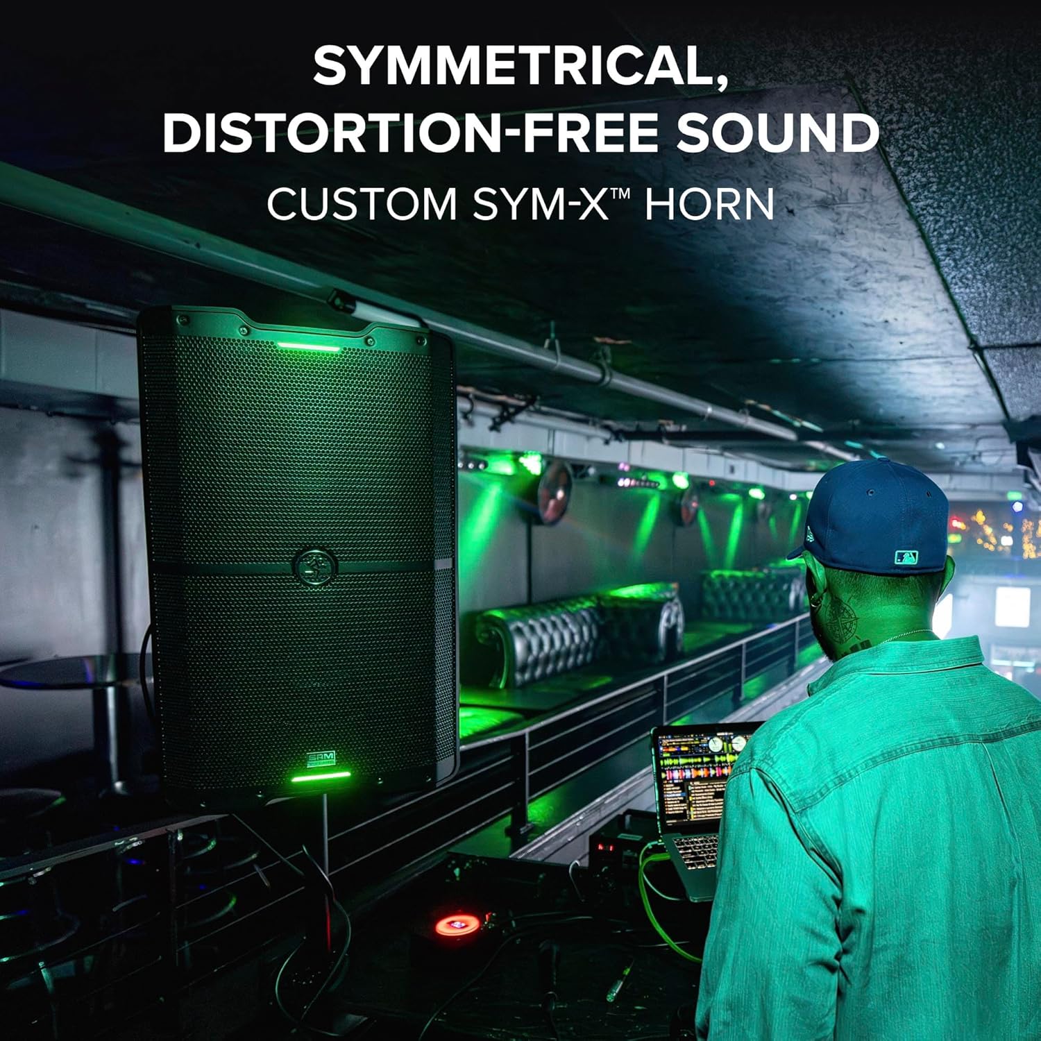 Mackie SRM V-Class Series, 12-Inch 2000W High-Performance Loudspeaker, Powered - Black (SRM212 V-Class)