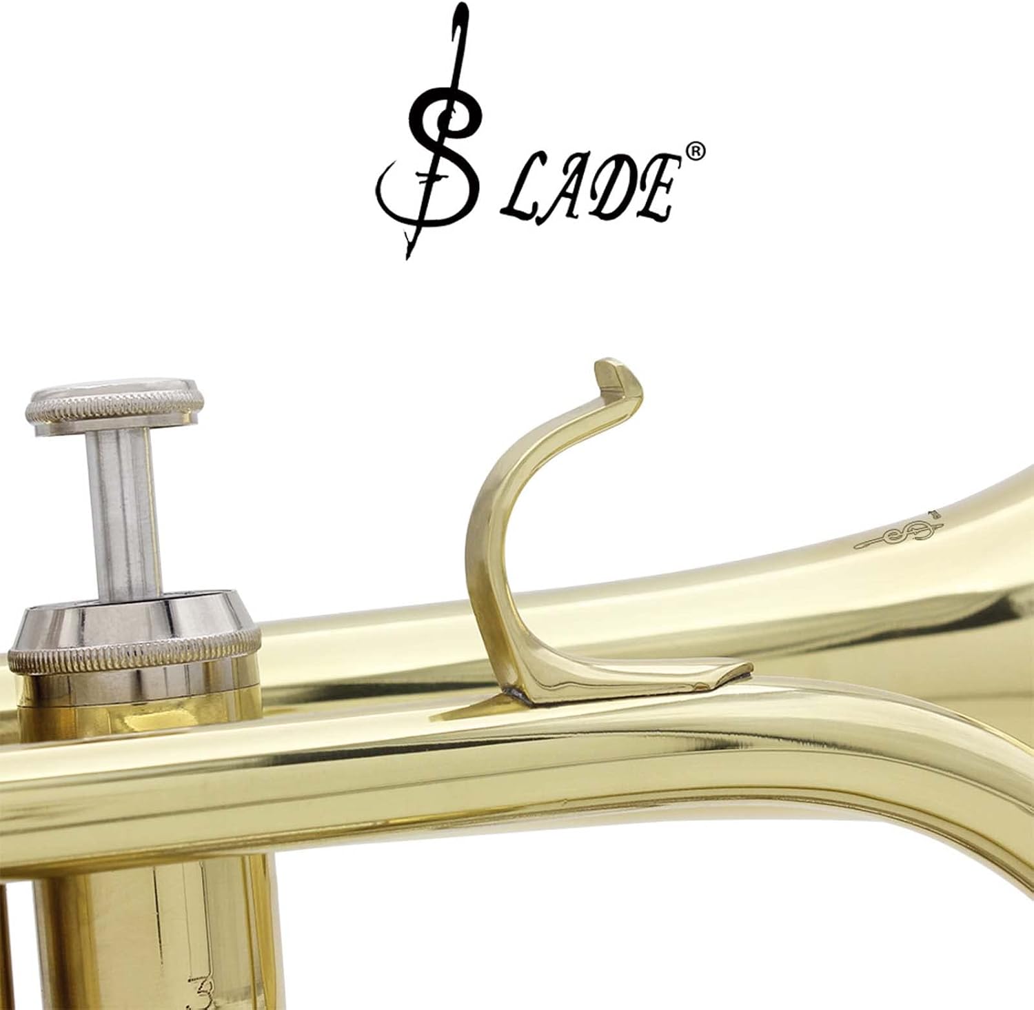 Professional Bb Flat Cornet Brass Instrument with Carrying Case Gloves Cleaning Cloth Brushes