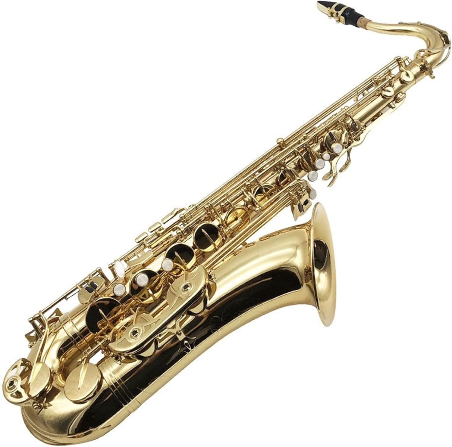 KESHUO Big B Flat Saxophone Tenor Saxophone Western Wind Instrument Beginner Level Brass Sax Beginners Kit