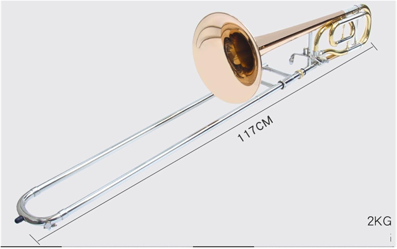 Tenor B flat trombone professional instrument