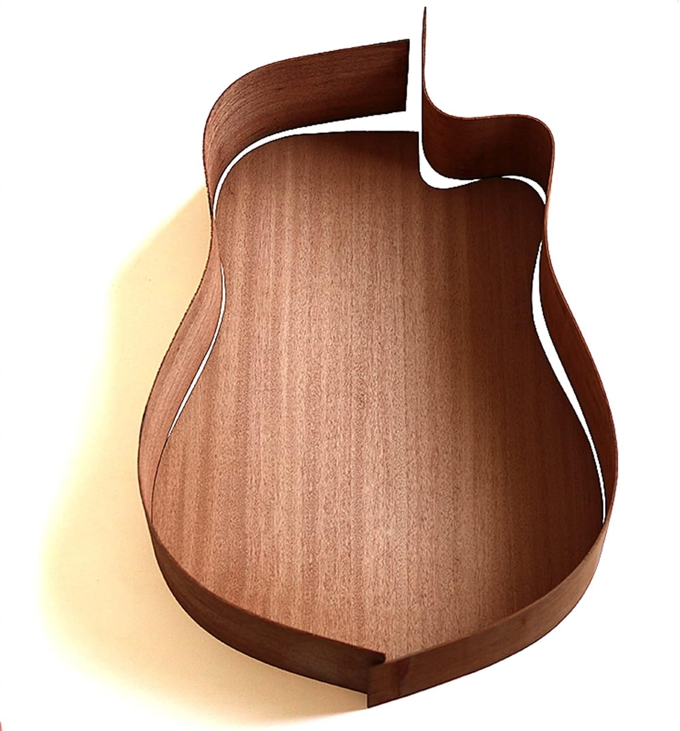 Peach Core Back Side Spruce Surface Full Single Folk Guitar Full Set of Materials Combination Guitar Making Materials Unfinished Guitar Body