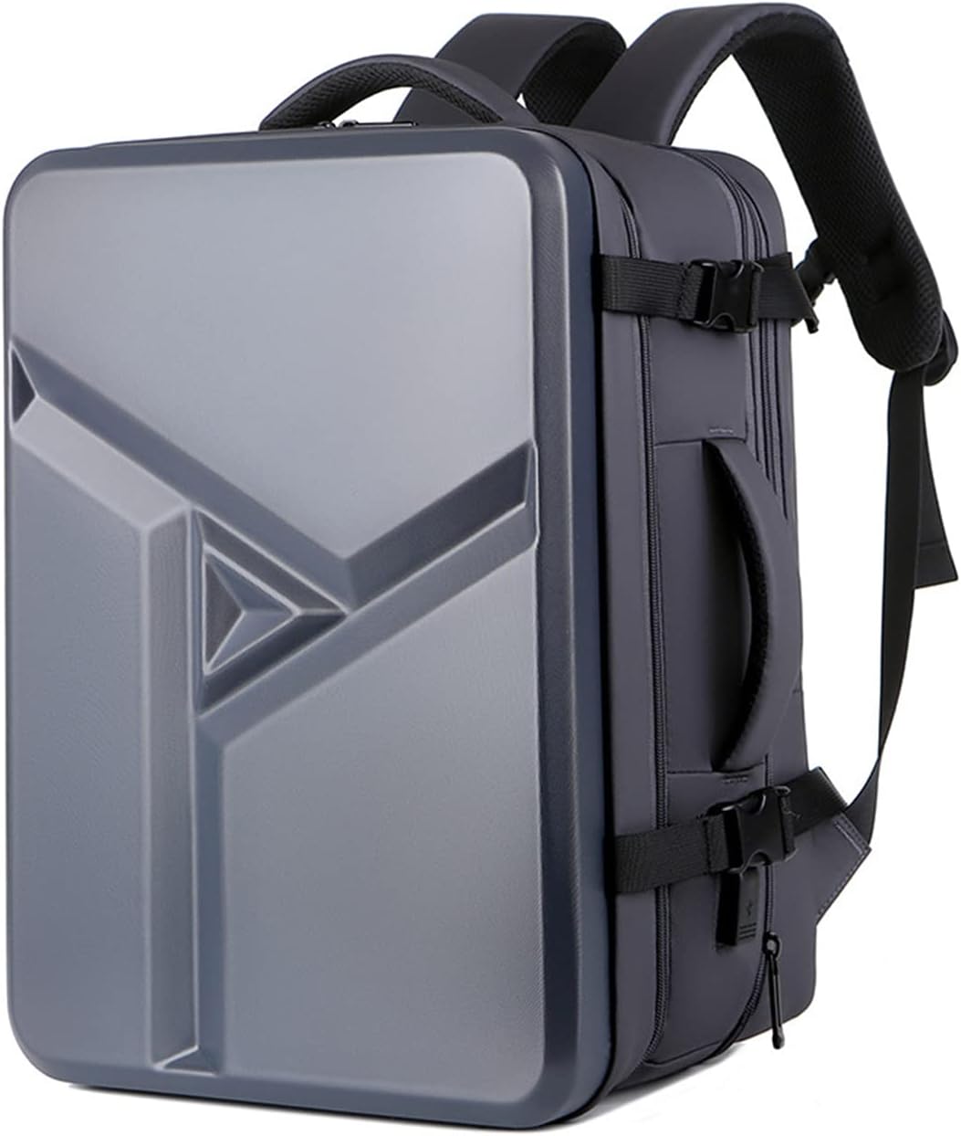 Hard Shell Laptop Backpack for Men,35L Expandable Business Travel Backpacks,Large Waterproof Computer Bag fit 17 Inch Gaming Bag with USB Port & Wet Pocket