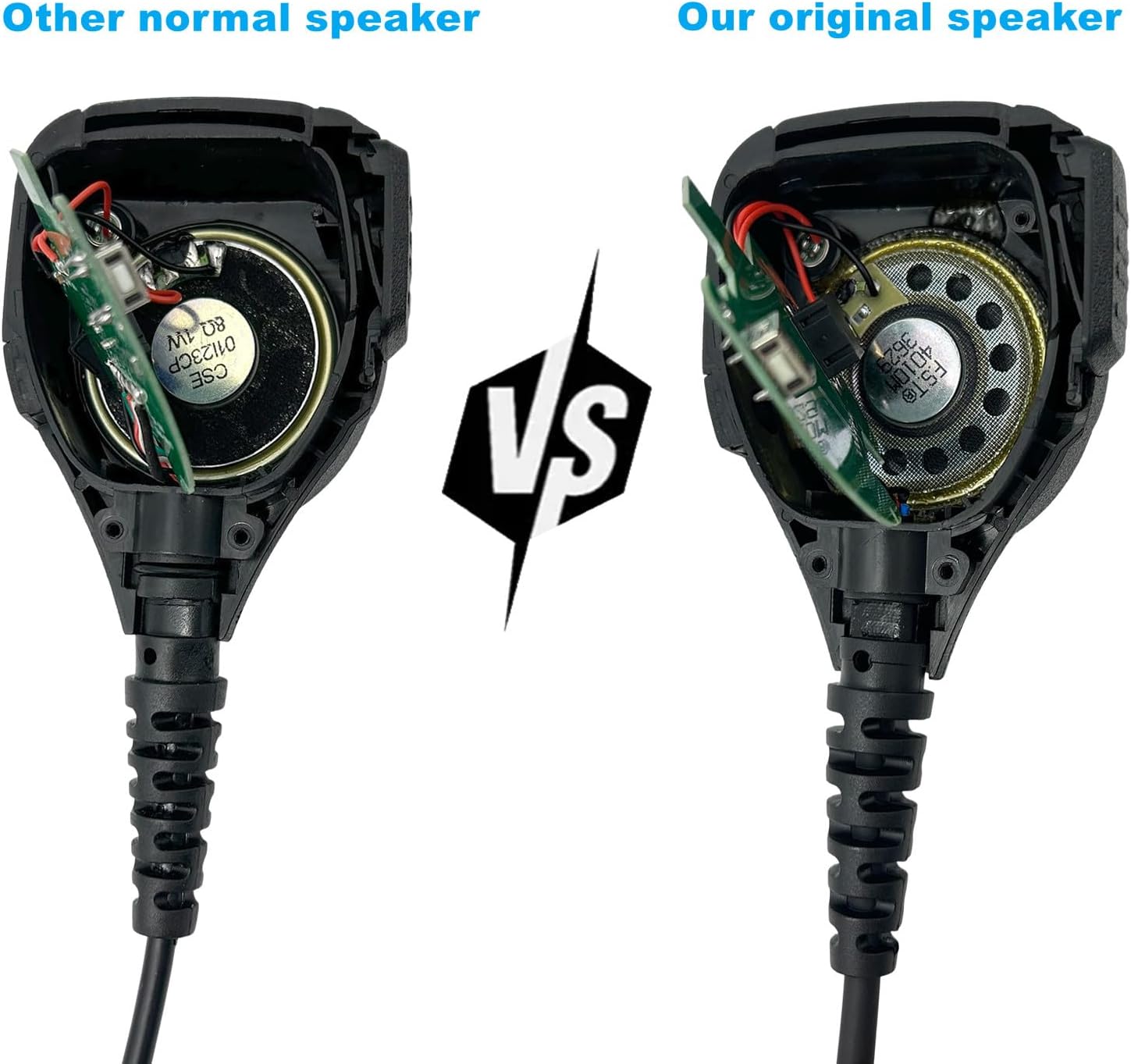 5 Pack PMMN4076A PMMN4076 PMMN4071 Windporting Speaker Mic Remote Speaker Microphone with 3.5mm Audio Jack for XPR3300 XPR3300e XPR3500 XPR3500e Portable Radio