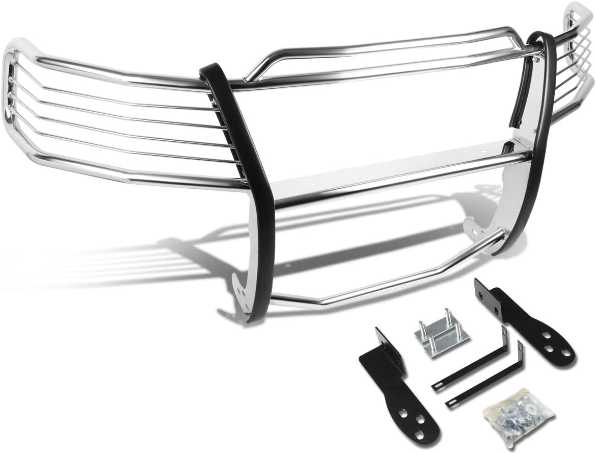 DNA Motoring GRILL-G-029-SS Front Bumper Brush Grille Guard Compatible with 03-06 Expedition