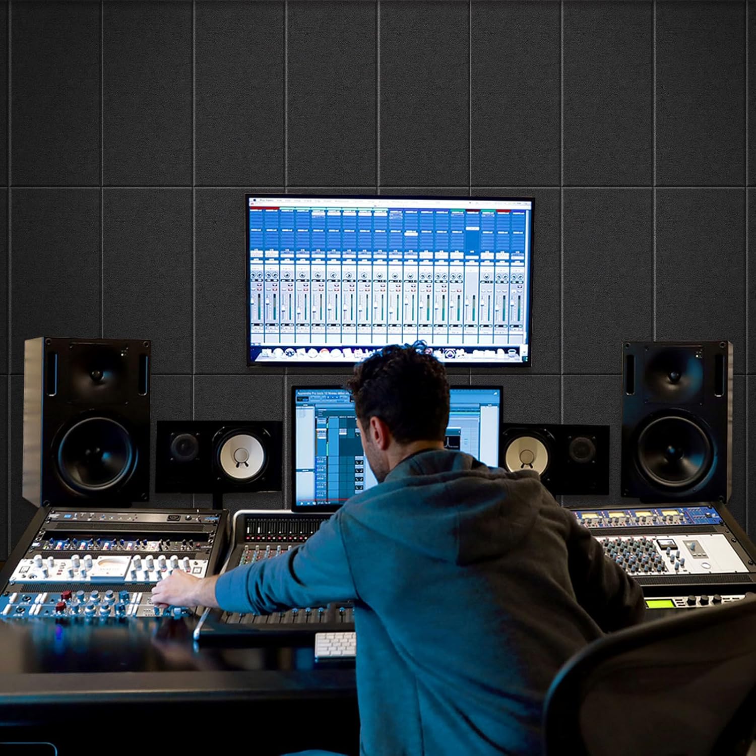 4 PCS Acoustic Wall Panels, 23.6