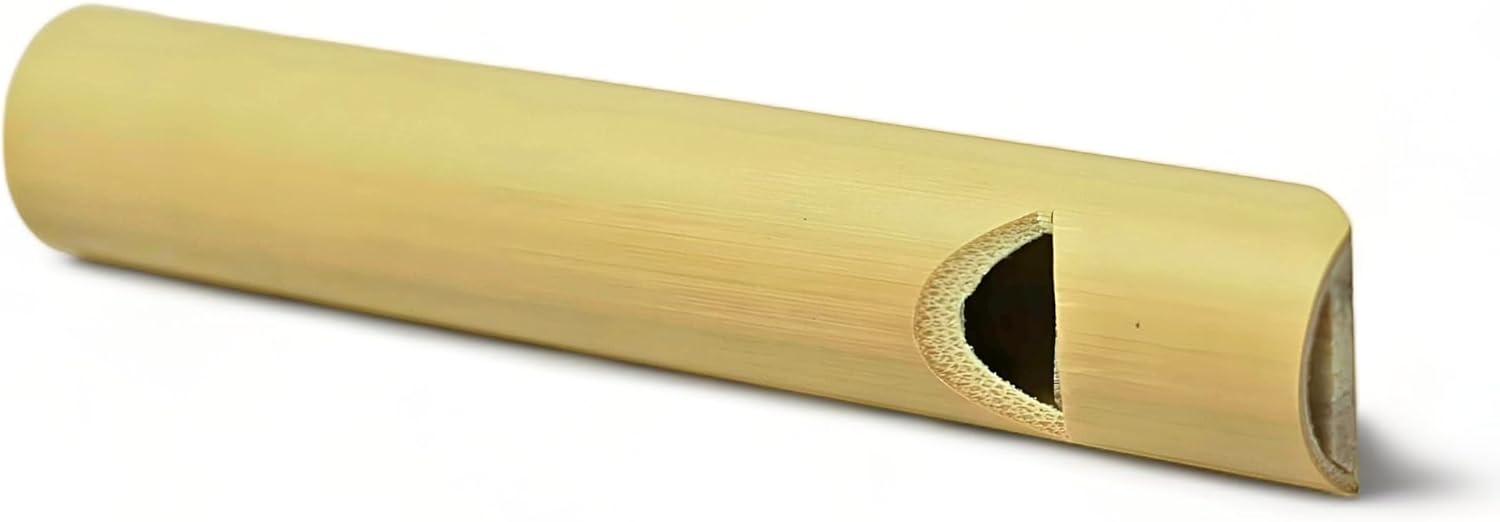 GMP Bamboo Loon Imitation Whistle, Hand-Crafted | Wood Bird Mimic Whistle, Musical Woodwind Percussion Instrument, Authentic Bird Sound Effect (20)