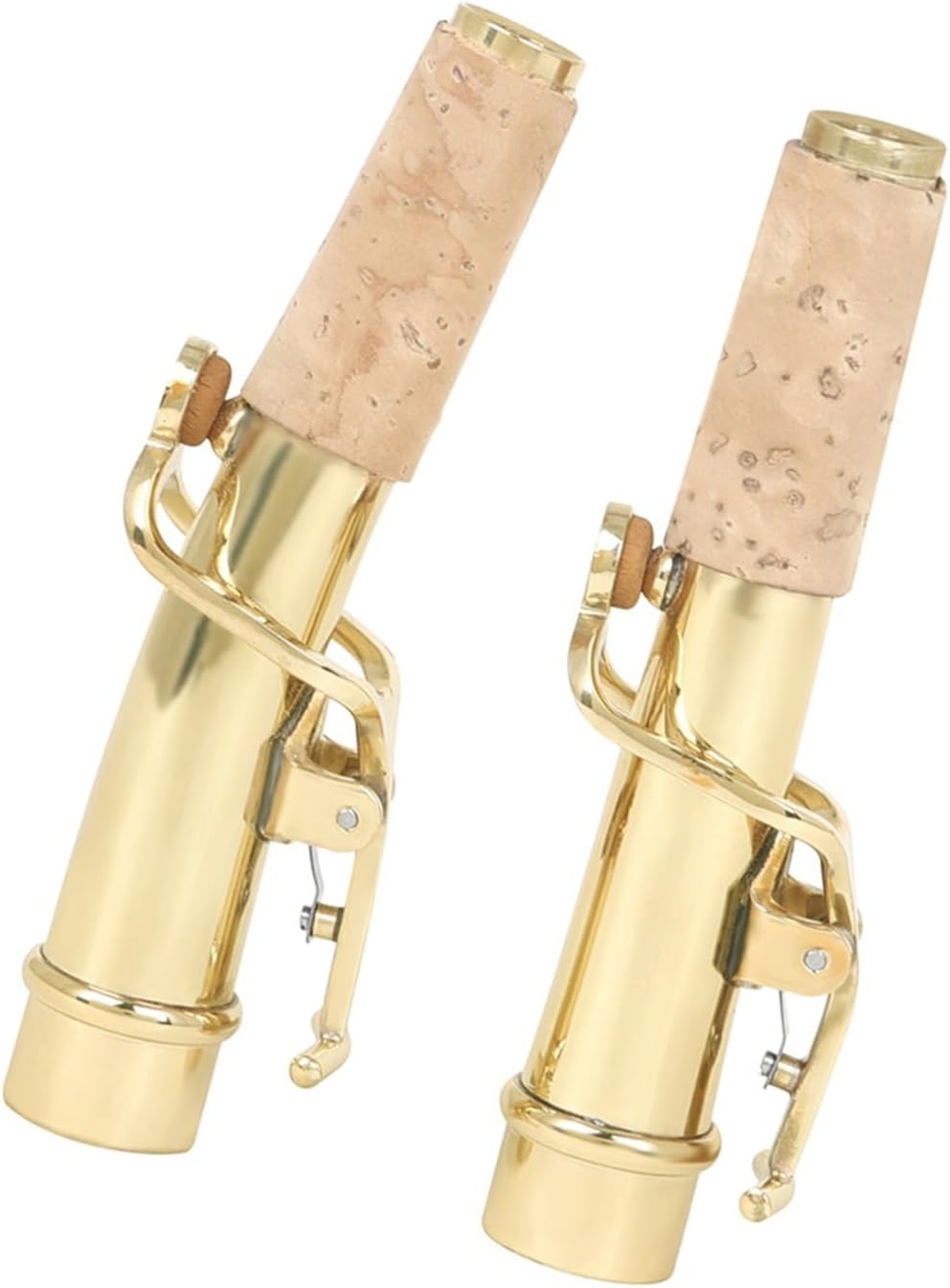 Alto Saxophone Bent Neck Straight Neck Brass B-flat Saxophone Mouthpiece Set With Cork Sheet Wind Instrument Accessories saxophone accessories kit