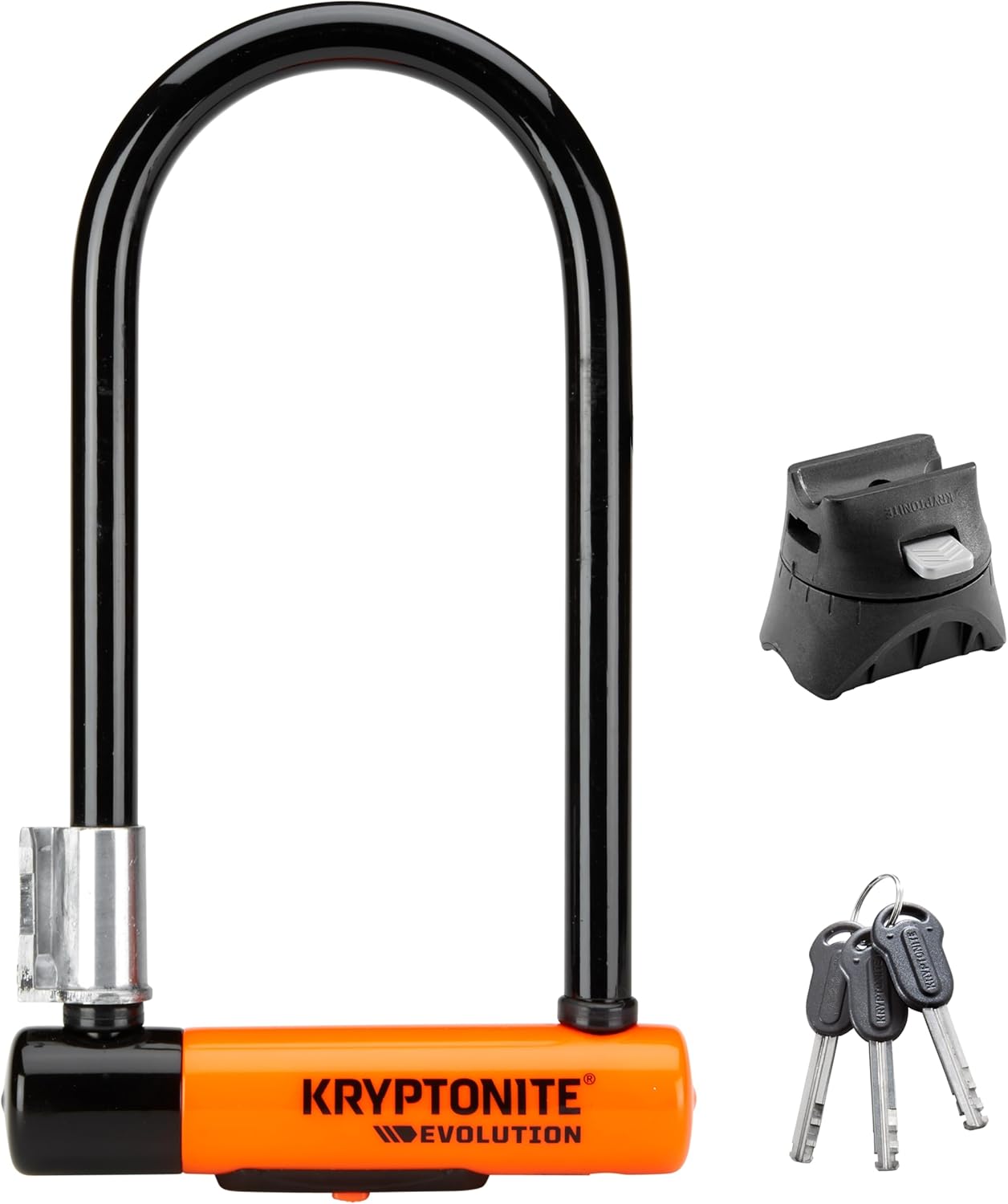 Kryptonite Evolution Standard U-Lock, 4x9 inches, Black, 3.5 pounds
