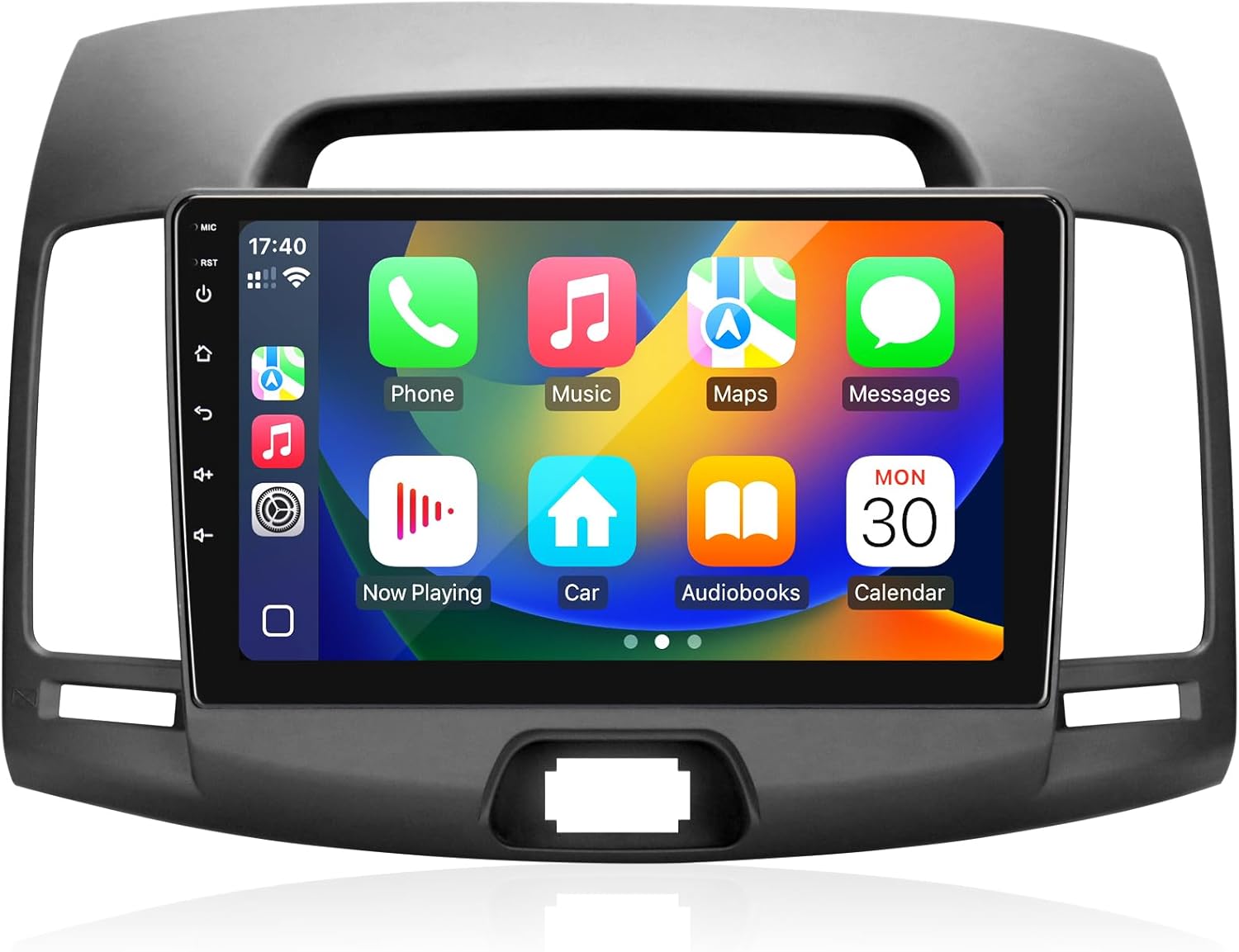 for Elantra 2007 2008 2009 2010 Radio Compatible with Wirelessly Carplay Android Auto Car Stereo Upgrade Bluetooth Navigation GPS Touchscreen FM WiFi Multimedia Player Backup Camera Head Unit