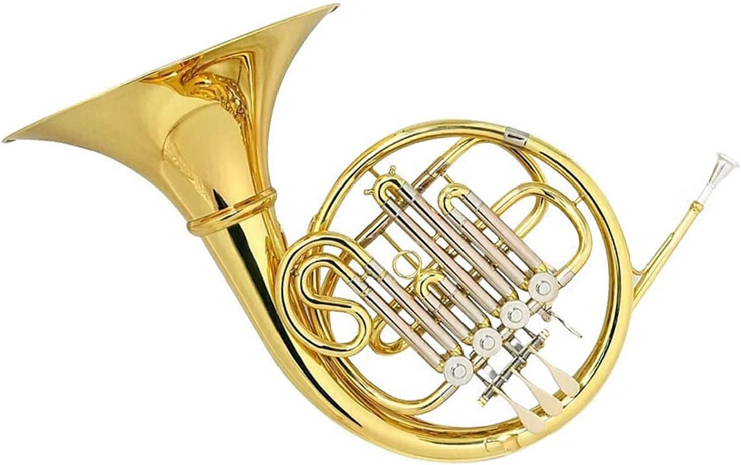 B flat single row French horn suitable for professional performance