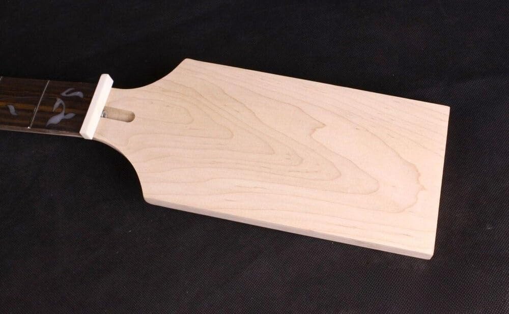 24Fret 34Inch Maple Electric Bass Guitar Neck Rosewood Fretboard Vine Inlay