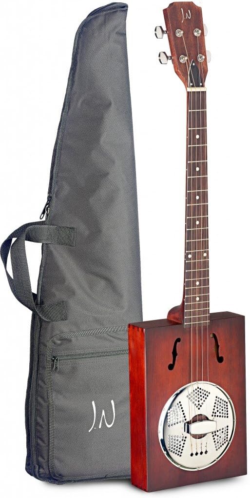 James Neligan 6 String Puncheon Cask Series Acoustic Cigar Box Guitar with Gig Bag Included