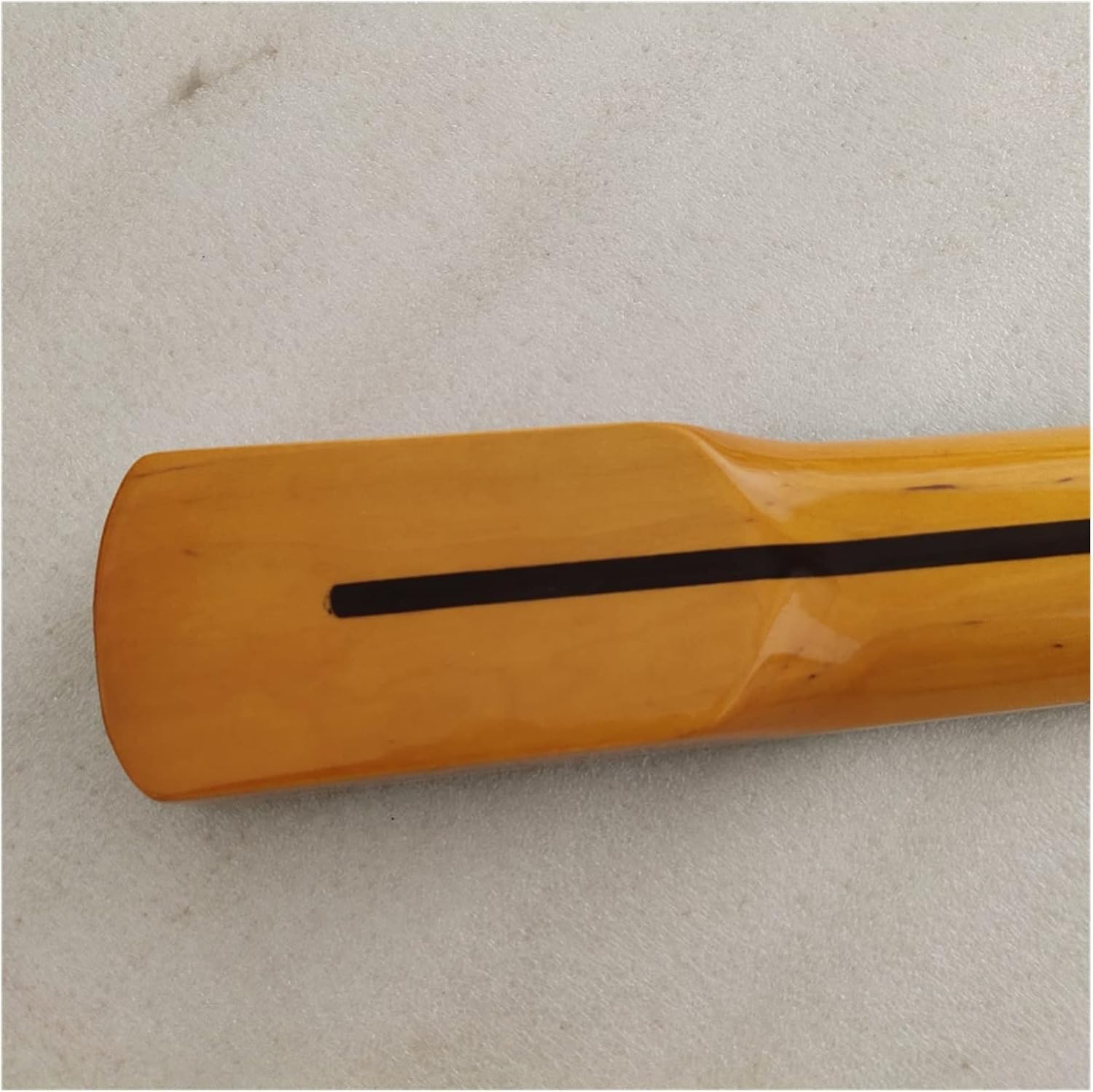 TSTS 4 String Maple 20 Frets Bass Guitar Neck Replacement Ebony Fingerboard 34 Inch Guitar ​Neck Replacement