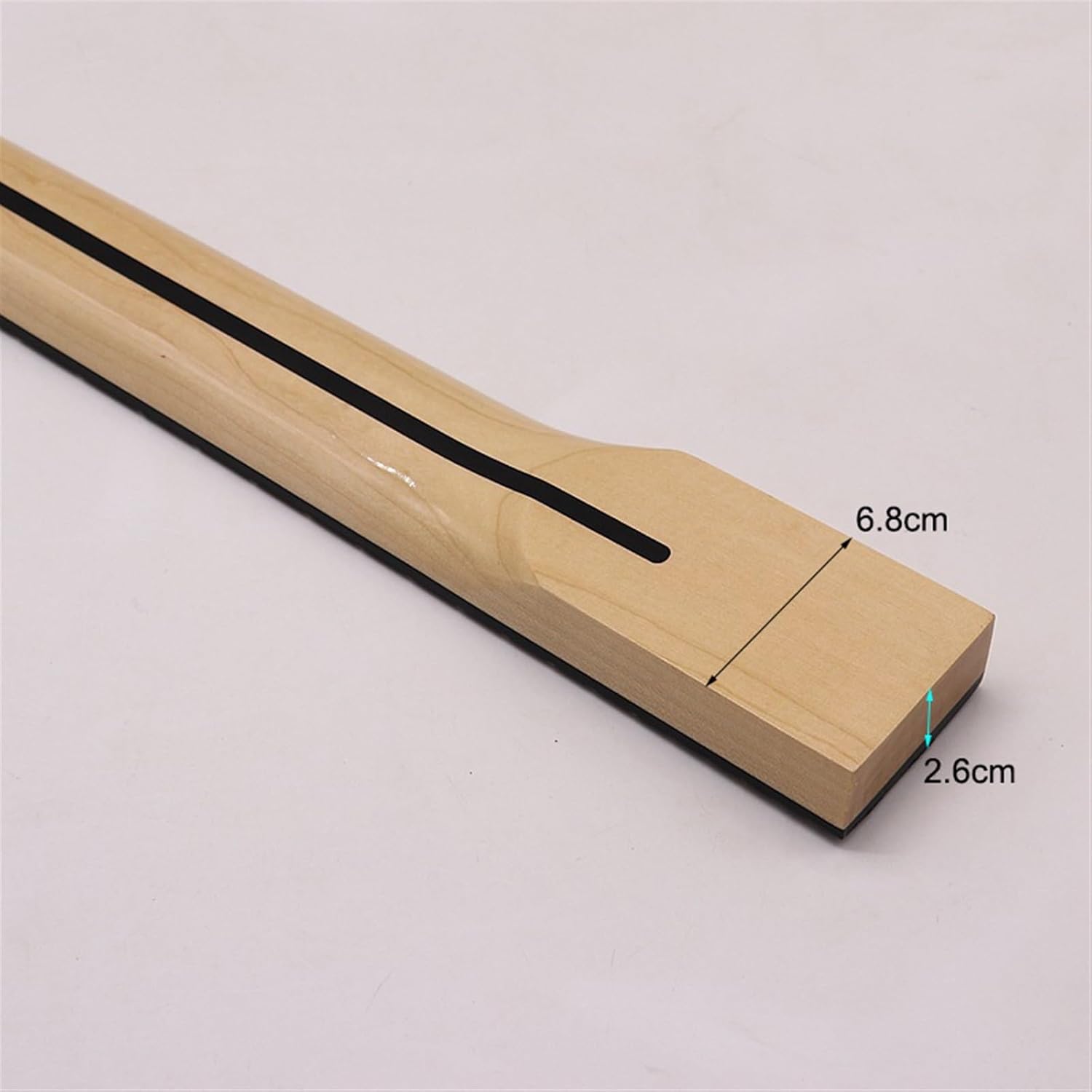 Replacement Guitar Neck 7-string Left-handed Original Wood 24-fret Maple 6.8 Width DIY Professional Modified Guitar Handle