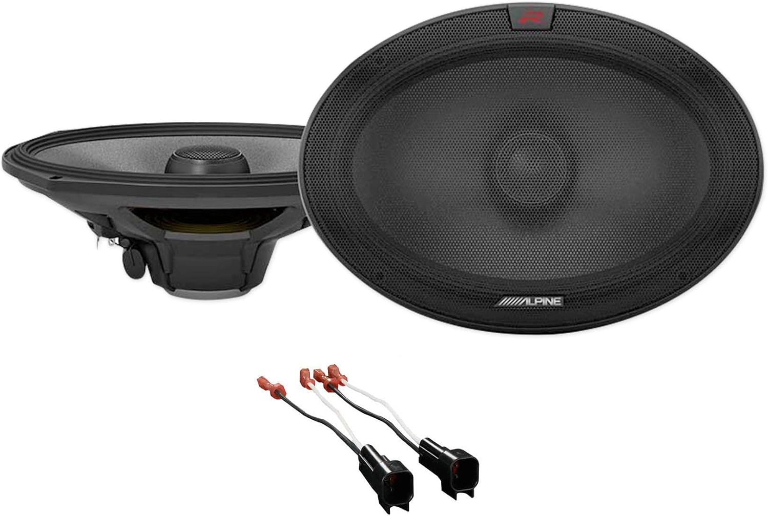 Alpine Car Rear R Factory Speaker Replacement Kit for 2003-2011 Lincoln Town
