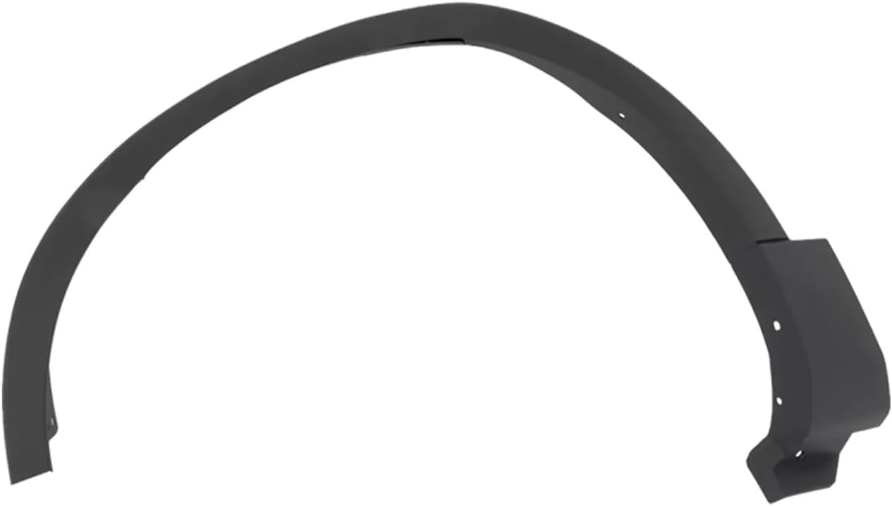 Compatible for Ford Explorer 2016-2019 Car Front Wheel Arch Eyebrow Molding Flare Fender Trim Replacement Part Left&Right ABS Black(Left)