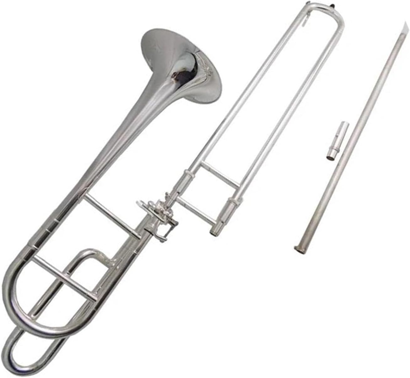 Professionals euphonium Silver Plated Alto Trombones Musical Instruments With Case Mouthpiece Copper Material Trombone