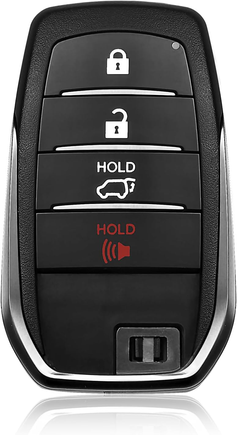 Replacement for 2018 2019 Smart Proximity Toyota Land Cruiser GNE 281451-2110 Board Key Fob HYQ14FBA 315MHz 4 Buttons