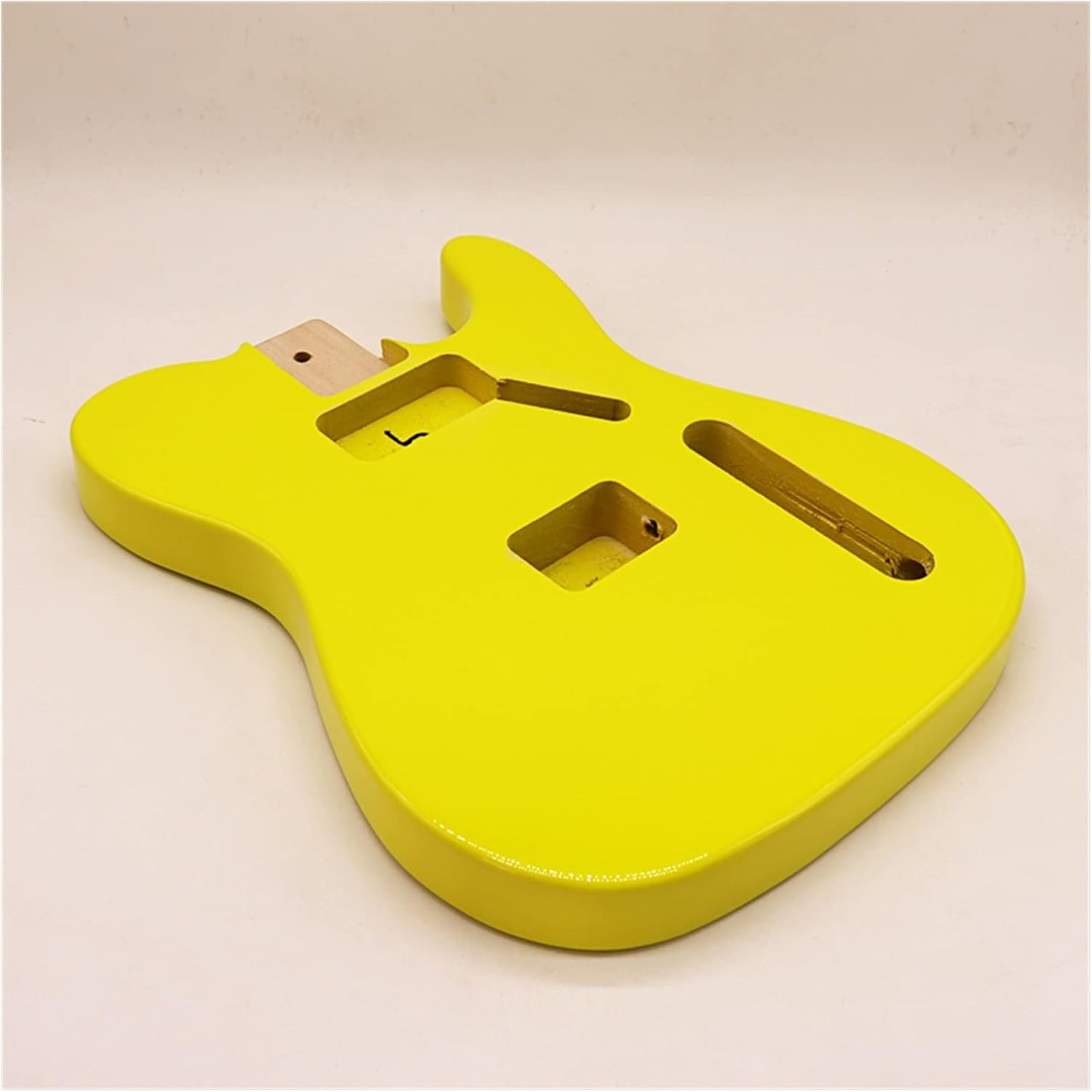 Unfinished Guitar Body Yellow Body DIY Guitar Parts Poplar Wood Guitar Body Guitar Barrel Guitar DIY Accessory