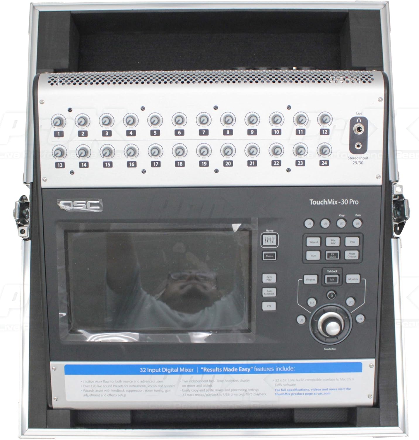 ProX XS-QSCTMIX30 ATA Digital Audio Mixer Flight Case for QSC TOUCHMIX 30 Console