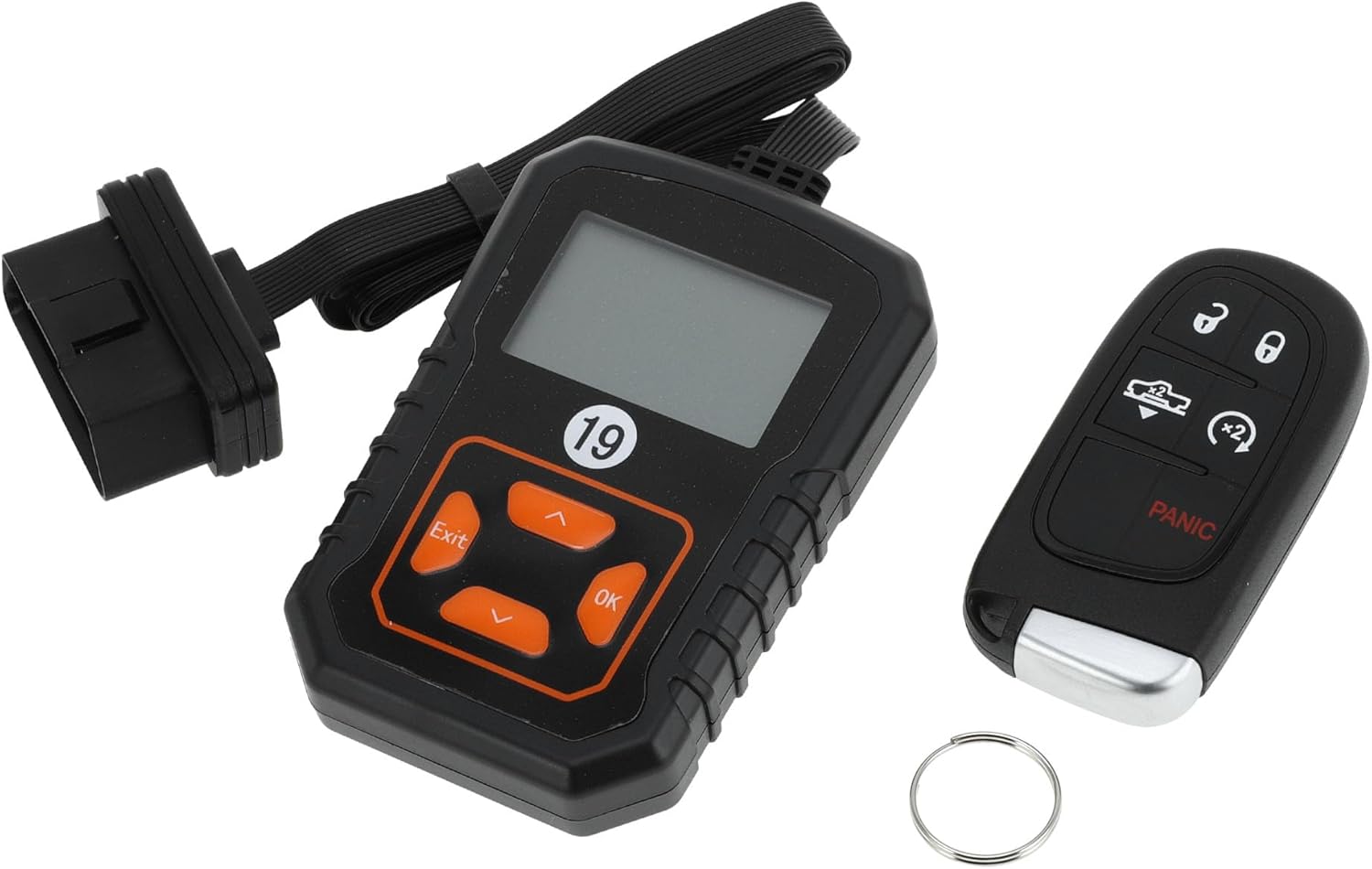 ACROPIX GQ454T Keyless Entry Remote Key Fob for Ram 1500 2500 3500 Truck 2013-2017 433 Mhz Replacement Car Key Kit DIY Tool 5 Button