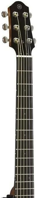 Yamaha SLG200S TBL Steel String Silent Guitar with Hard Gig Bag, Translucent Black