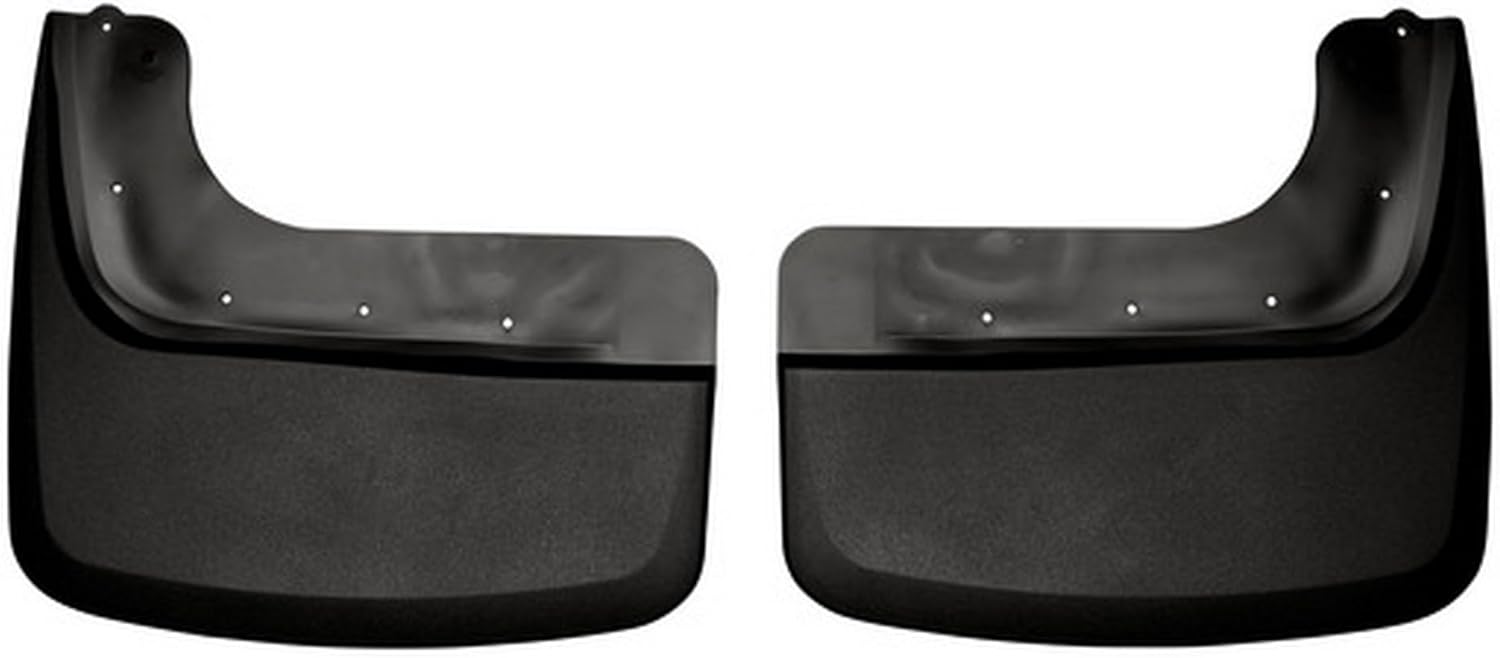 Husky Liners - Rear Mud Guards | 2011-2016 Ford F-350/F - 450 w/Dual Rear Wheels, Rear Set - Black, 2 Pc. | 57641