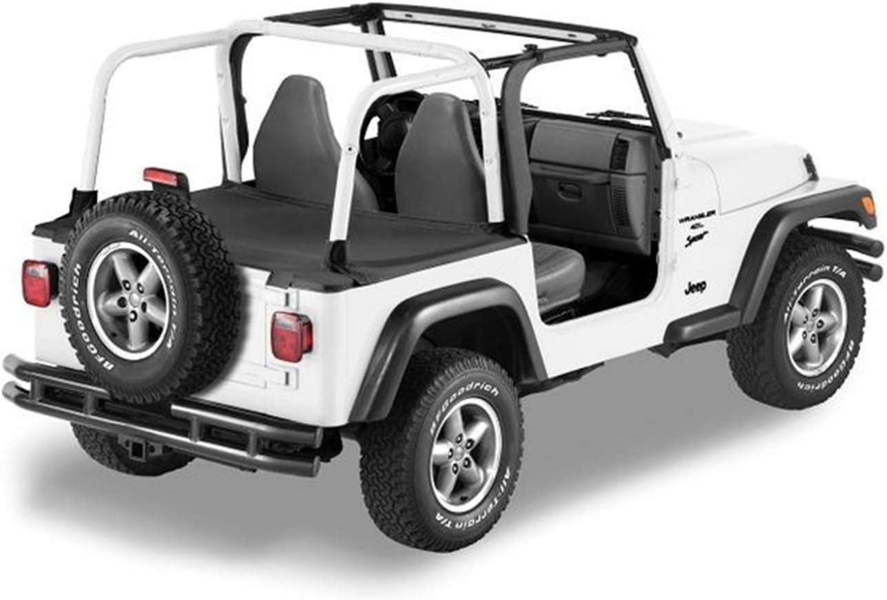 Bestop Duster Deck Cover - Jeep '03-06 Wrangler TJ Exc. Unlimited (Black Diamond, Fatory Hardtop)