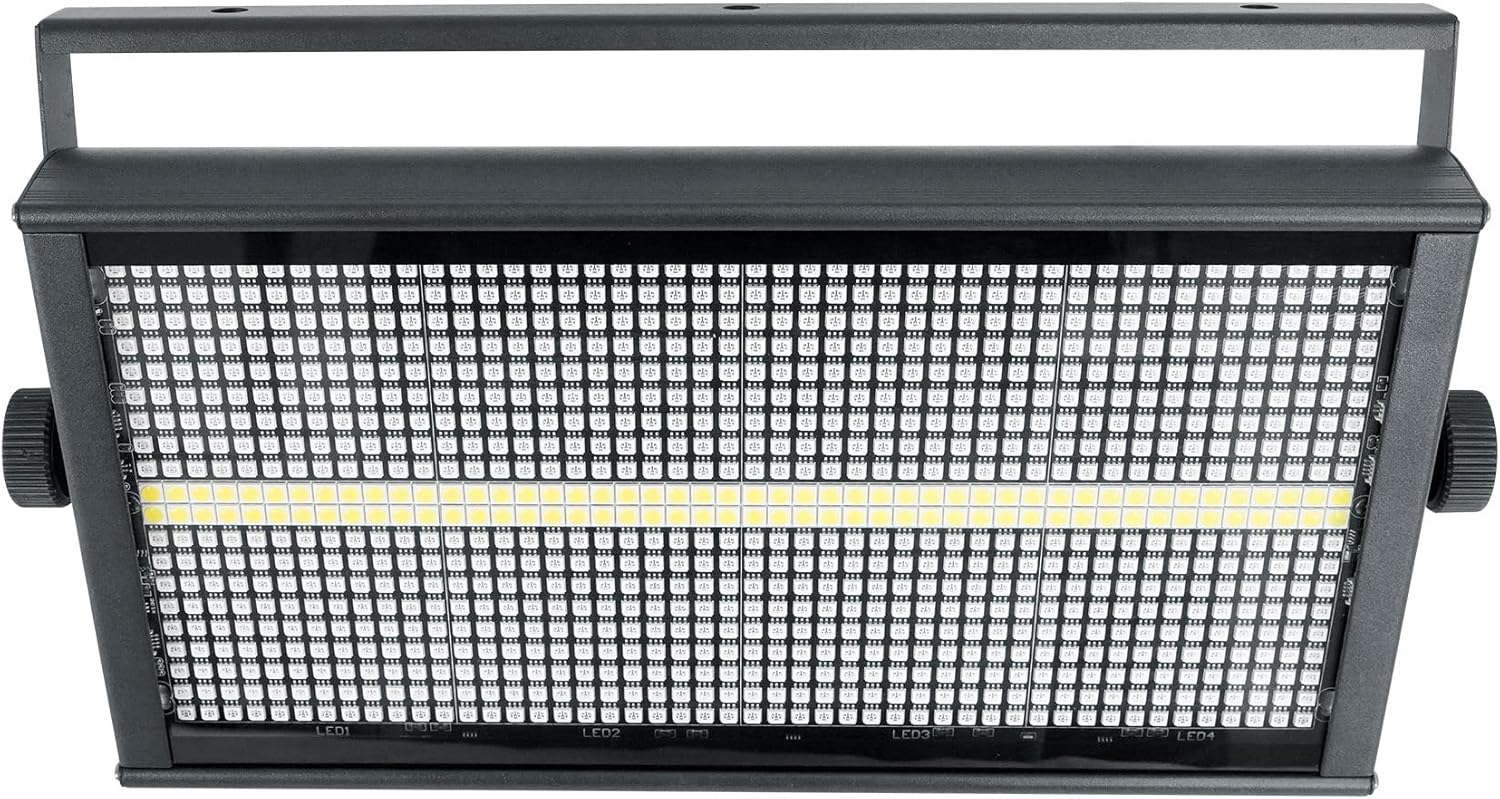 Rockville Stage Panel 864 LED RGB Pro Stage Wash Light + Strobe + Matrix Combo