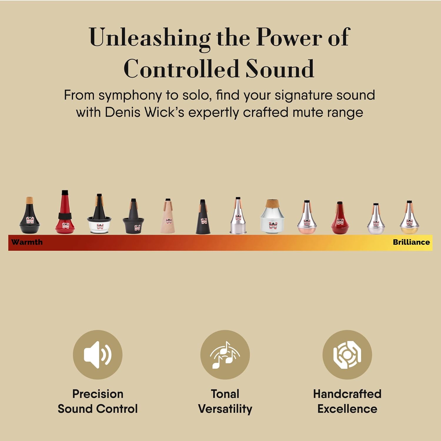 Denis Wick Euphonium Travel Mute, 5587 - Red Aluminum Practice Mute with Quiet, Free-Blowing Response, In-Bell Compact Design, Cork Damper, and Neoprene Pads - 5.75 x 5.75 x 12.75 Inches